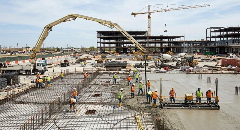 Commercial Slab Construction in Staten Island, NY